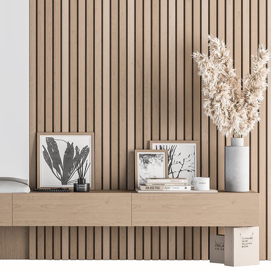 Hallway 09- Wood And White Set
