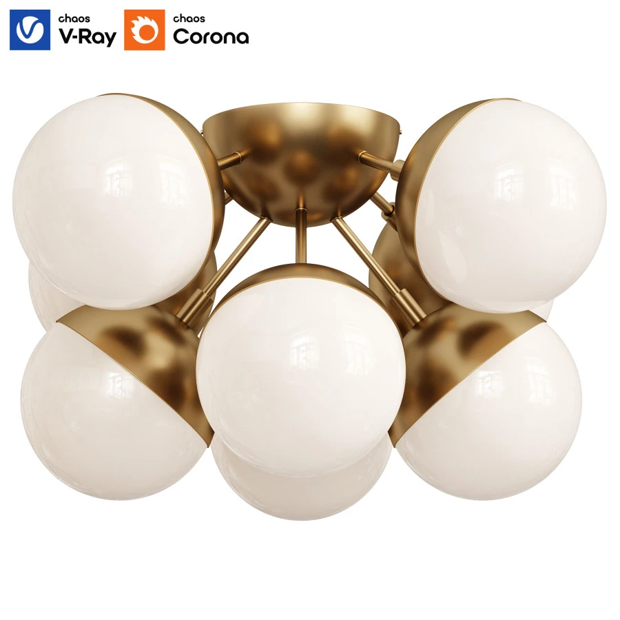Ball 8 Chandelier By Play Lighting