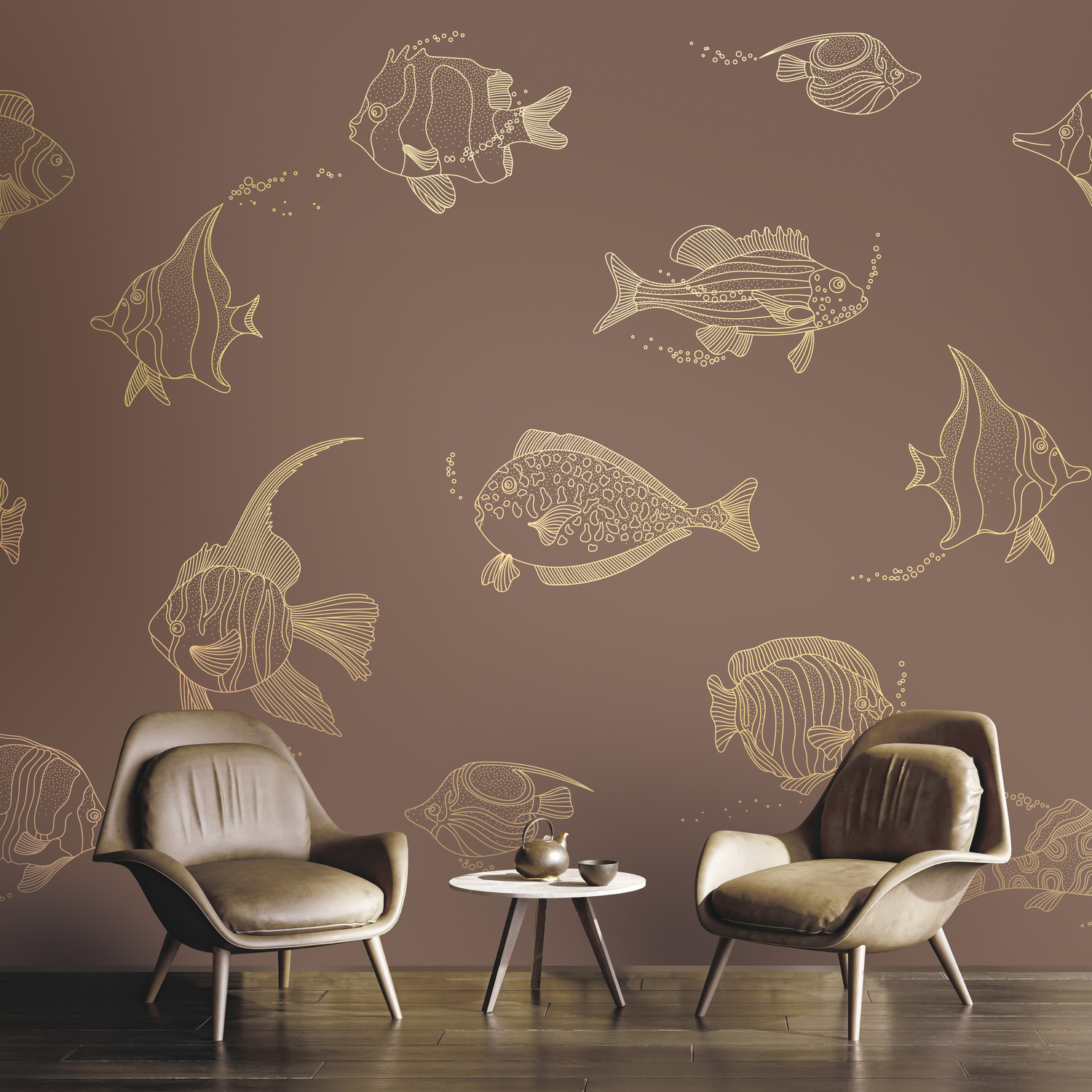 PINEGIN WALL & FRESCO | Панно Lines-PL022