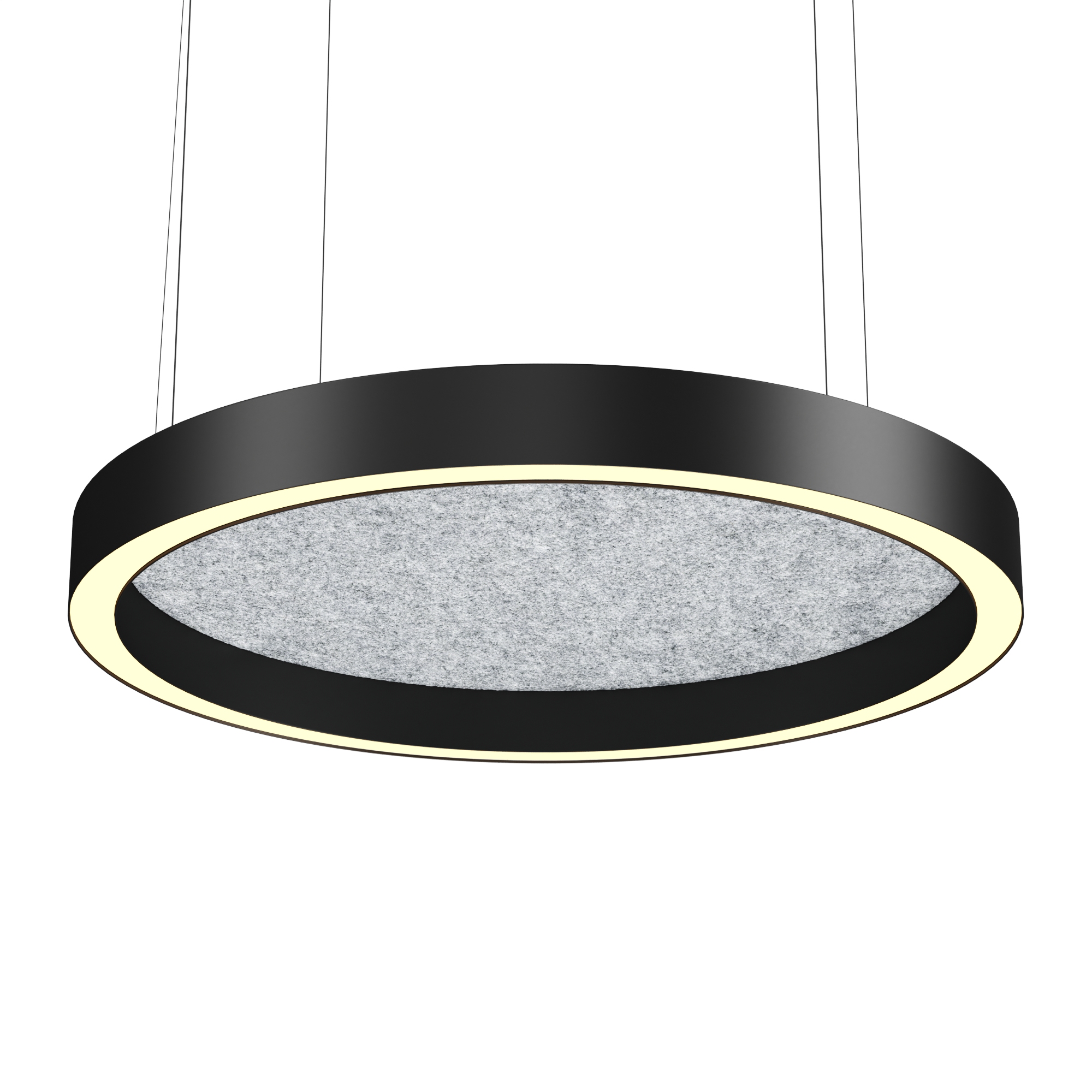 Акустический подвесной светильник кольцо Echo D800мм