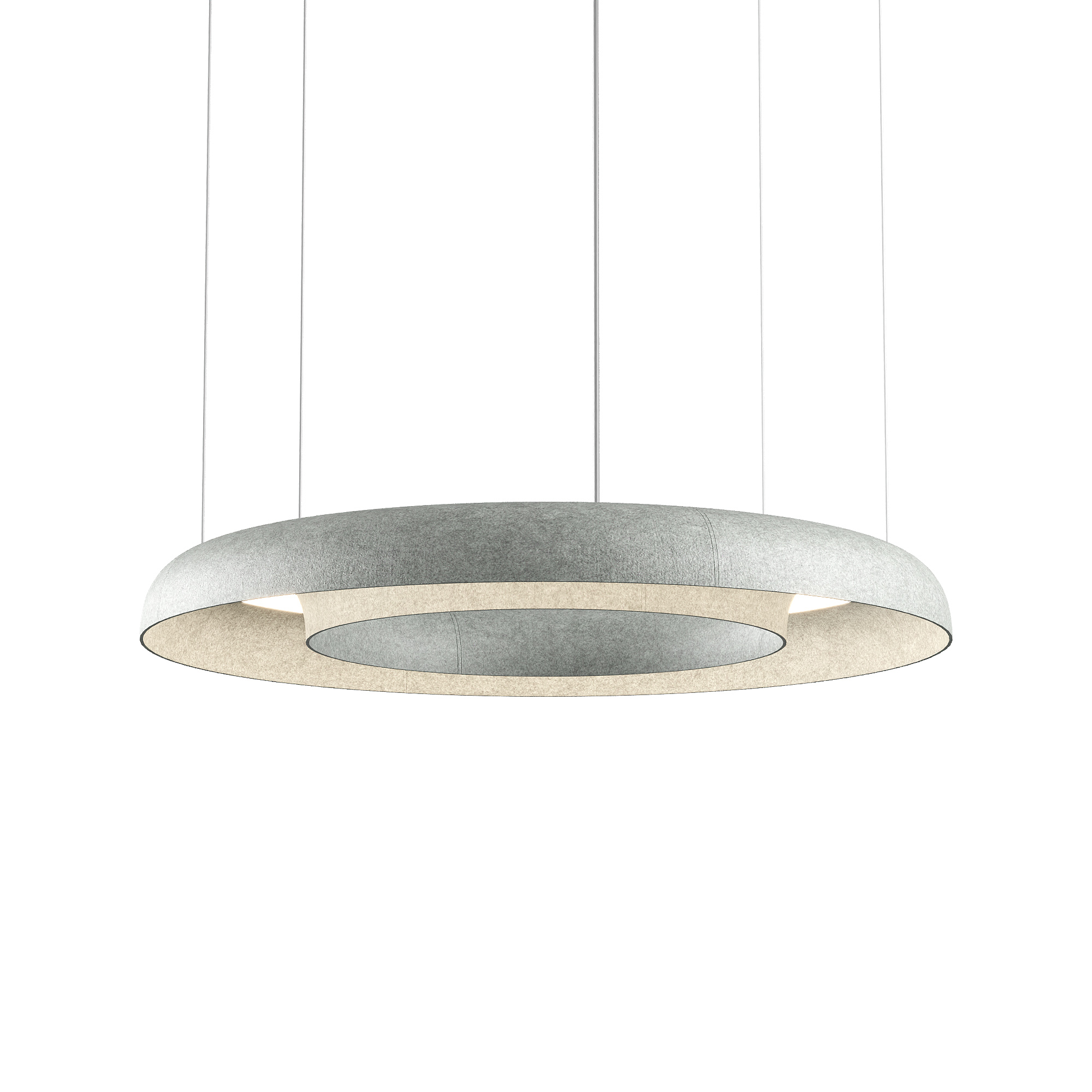 Акустический подвесной светильник 1180х250х125мм