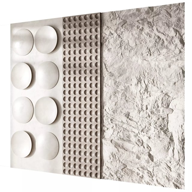 3D модель Headboard wall panel 10 для категории Декор / 3D панель - превью