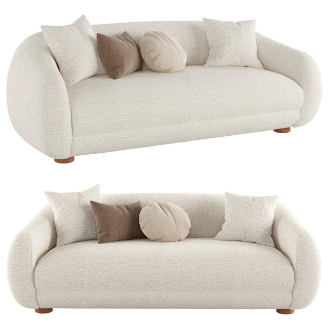 Laszlo Boucle Loveseat