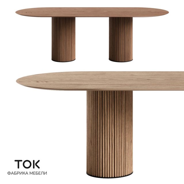 (ОМ) Серия столов "Вельвет Овал 2" Ток Мебель