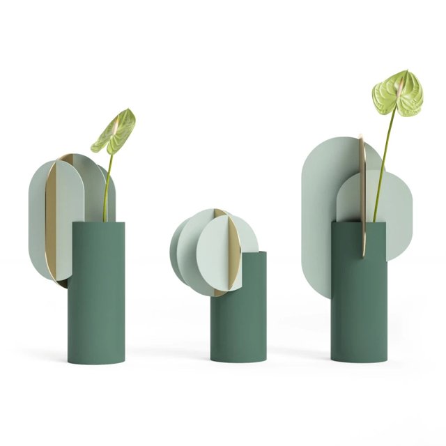 Gabo And Delaunay And Ekster Vases Cs9 By Noom
