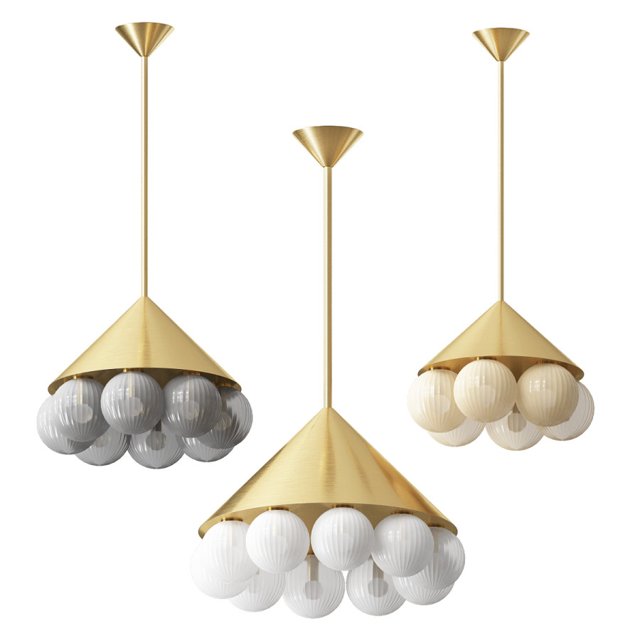 Peak Brass Pendant Lamps