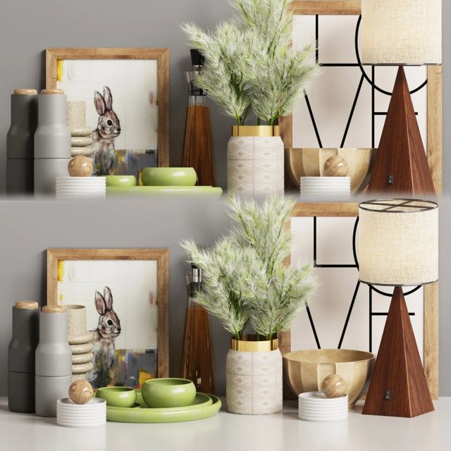 3D модель Decorative Set 01 для категории Декор / Декоративные наборы - превью
