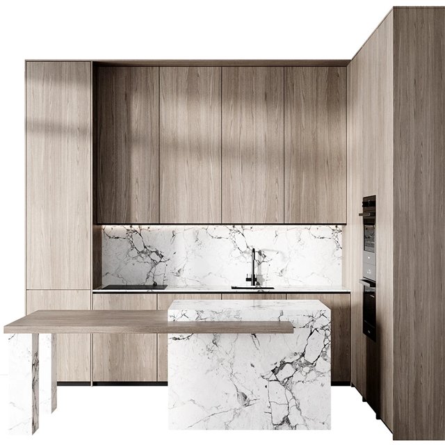 3D модель Kitchen 07 для категории Кухня / Кухни - превью