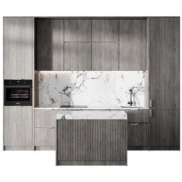 3D модель Kitchen Set 010 для категории Кухня / Кухни - превью