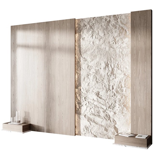 3D модель Headboard Wall Panel 12 для категории Декор / 3D панель - превью