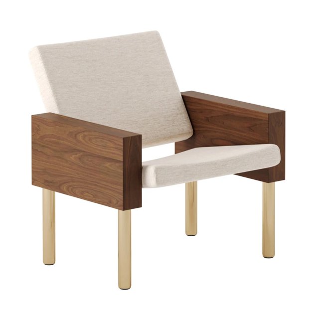 3D модель Block Chair By La Chance для категории Мебель / Кресла - превью