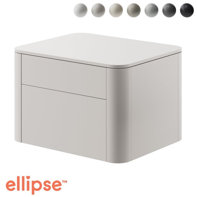 ОМ Тумба прикроватная Tammi 2 ящика подвесная ширина 50 см