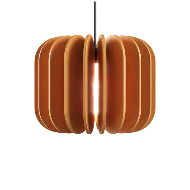 Акустический подвесной светильник D500хH390мм