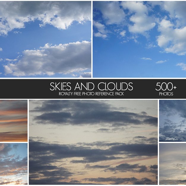 Skies and Clouds Photo Reference Pack
