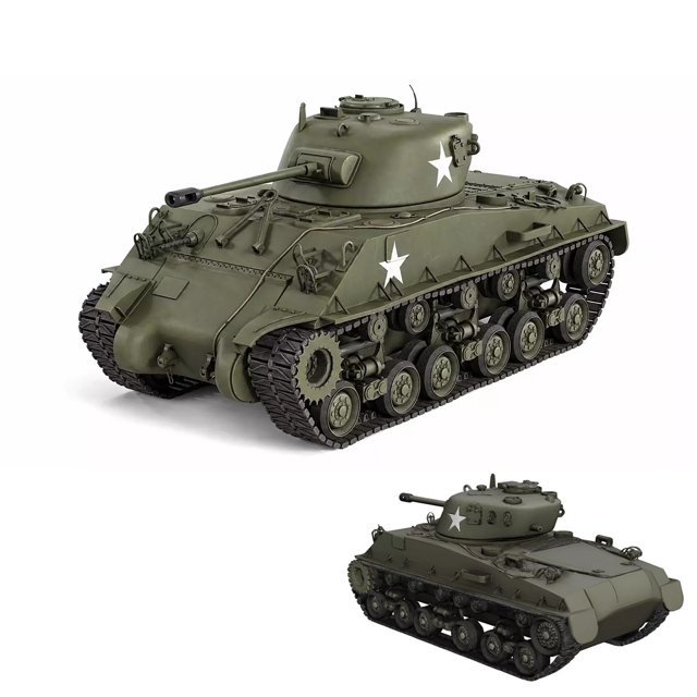 3D модель Sherman Tank High Detail Military Vehicle для категории Другие модели / Транспорт - превью