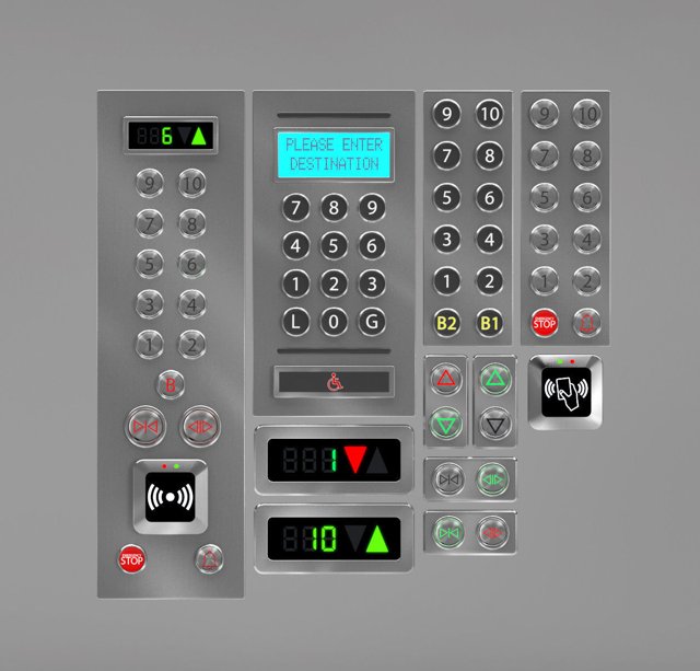 Elevator control panels