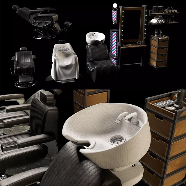 Premium Barbershop Furniture