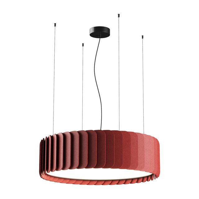 3D модель Акустический подвесной светильник D800хH240мм для категории Освещение / Подвесные светильники - превью