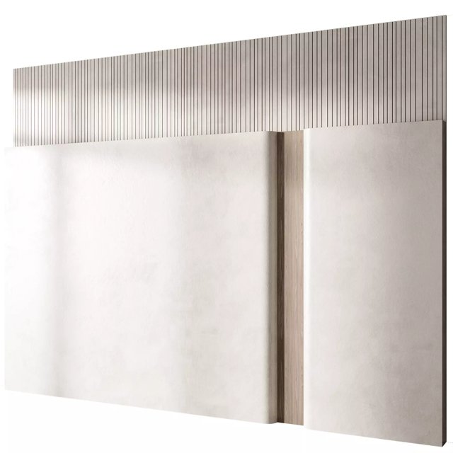 3D модель headboard wall panel 17 для категории Декор / 3D панель - превью