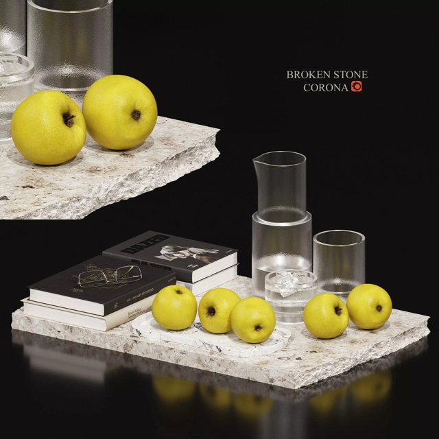 3D модель Decorative set 016 для категории Декор / Декоративные наборы - превью