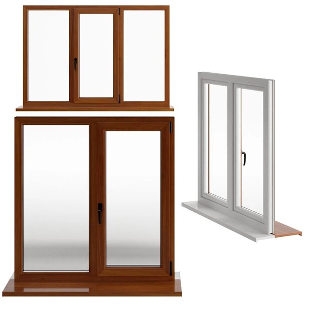 3D модель Window Set Rehau для категории Другие модели / Окна - превью
