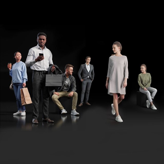 3d People BUSINESS & CASUAL