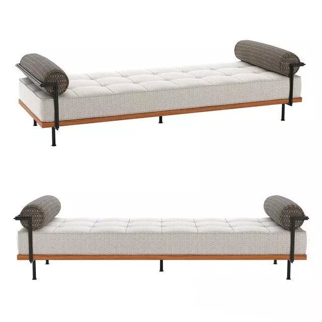 3D модель 1st Dibs Bespoke Double Daybed P Tendercool для категории Мебель / Другая мягкая мебель - превью