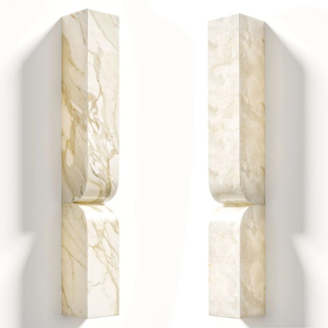 3D модель Cordoba 600 Bronze Vein Alabaster Wall Light для категории Освещение / Бра - превью