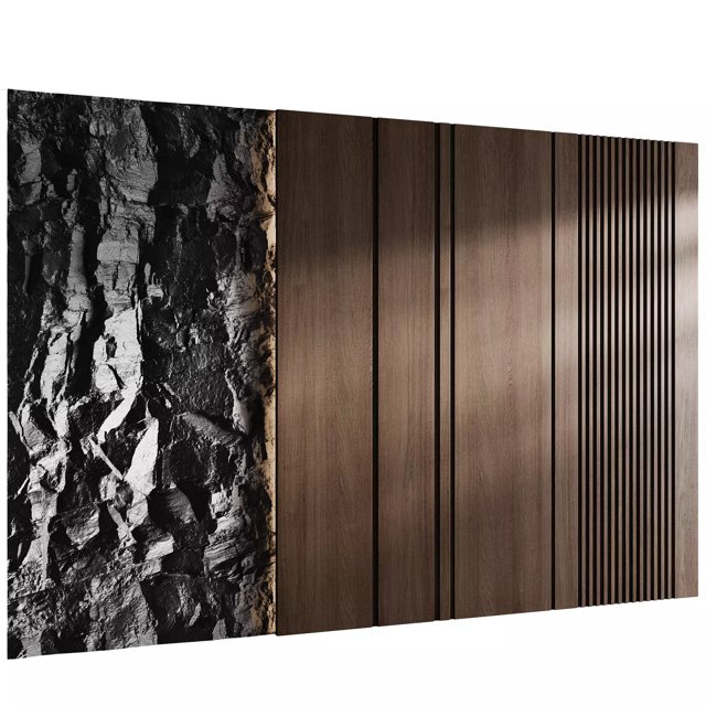 3D модель wall 3d panel 02 для категории Декор / 3D панель - превью