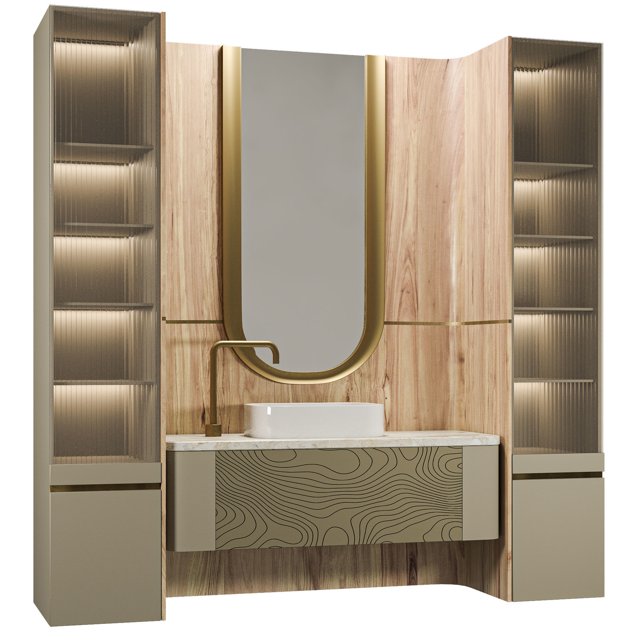 3D модель Bathroom Furniture для категории Санузел / Мебель санузла - превью