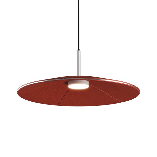 Акустический подвесной светильник D600хH65мм