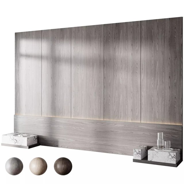 Headboard wall panel 016