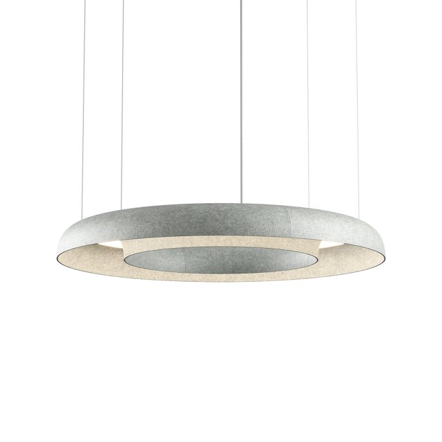 Акустический подвесной светильник 1180х250х125мм